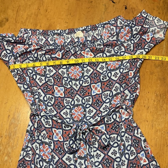 MICHAEL Michael Kors Mosaic Off the Shoulder Gauze Dress - Host Pick - New - Picture 8 of 12